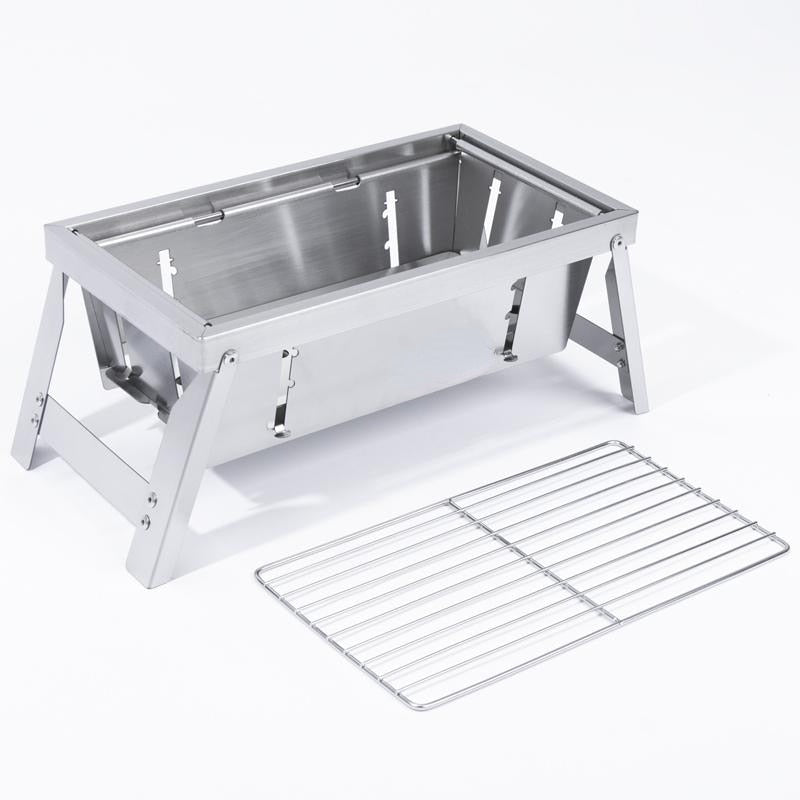 Compact Stainless Steel Outdoor Grill - Luxicro