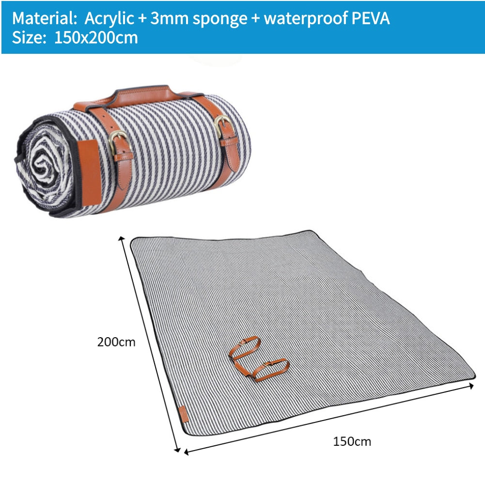 Waterproof Compact Folding Outdoor Beach Blanket