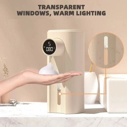 Hands Free Electronic Foam Soap Dispenser with LED