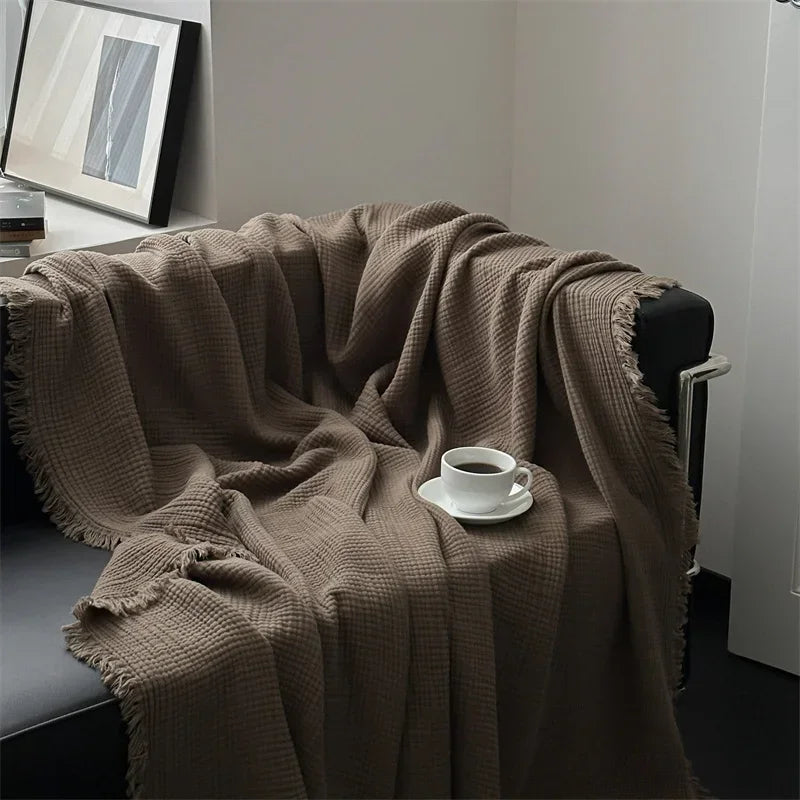 Soft Classic White Throw Blanket - Luxicro