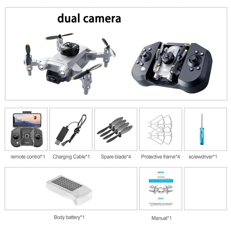 4K Wi-Fi GPS Quadcopter Drone with Memory Card