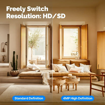 Wireless Smart Home Security Camera 4MP HD WiFi