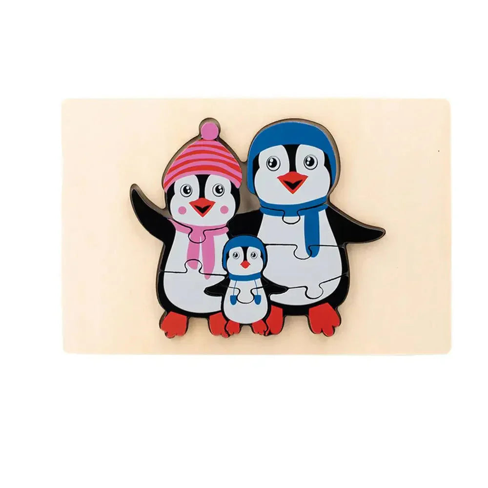 Vibrant Wood Kids Jigsaw Puzzle