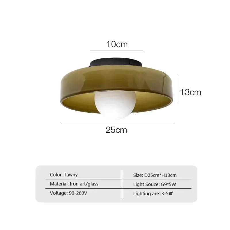 Vibrant Glass Panel Wall Lamps Bright Accent Lights
