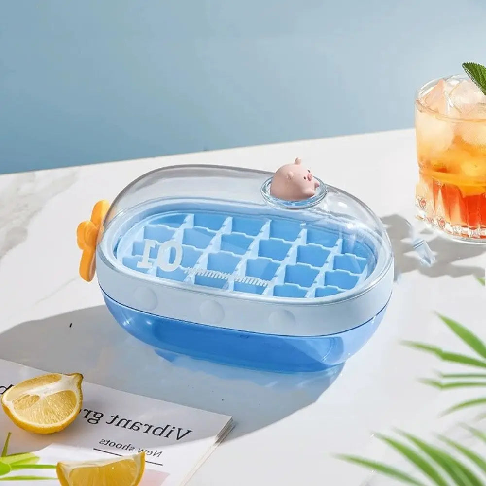 Easy Use Silicone Ice Tray with Handle