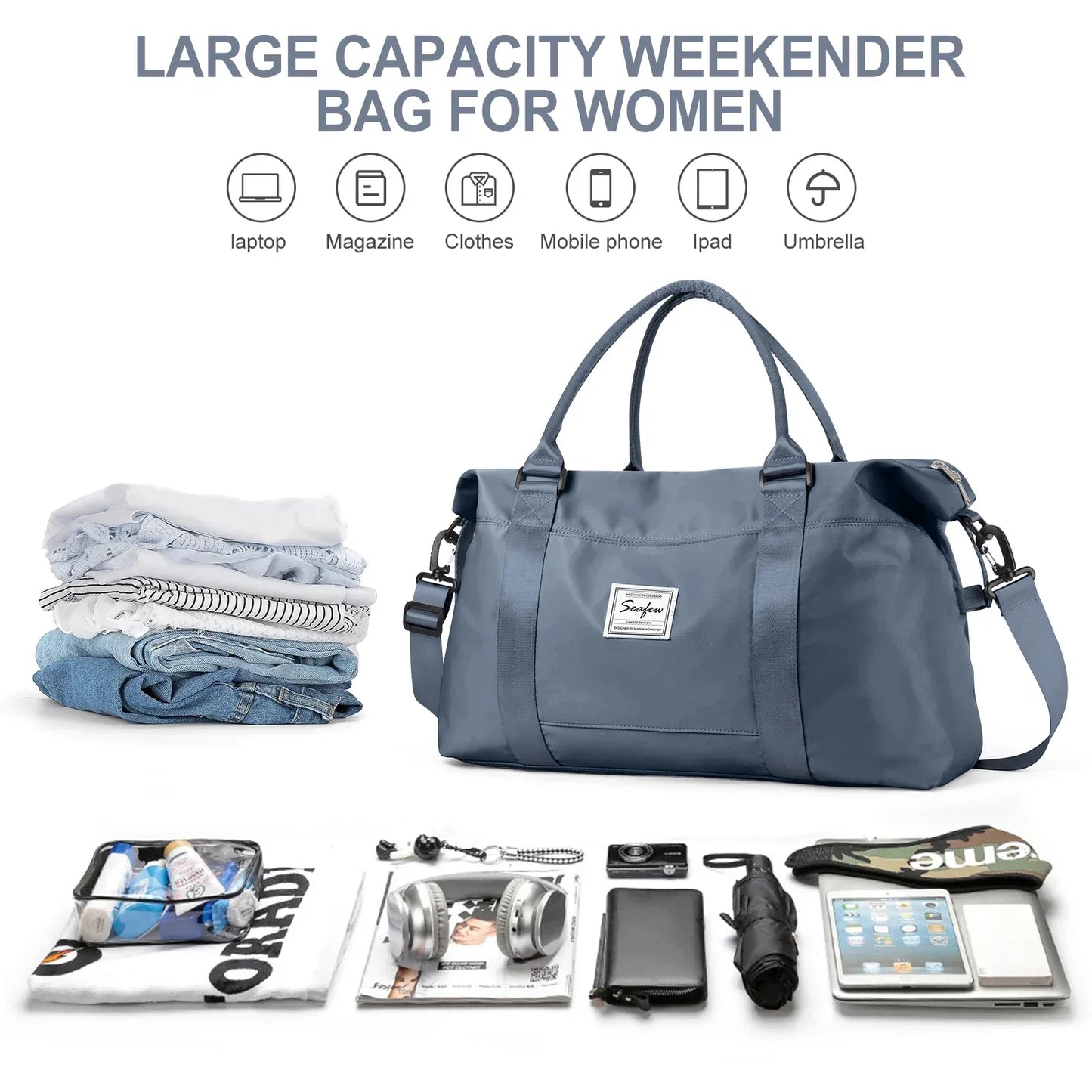 Compact Travel Carry On Suitcase Bag
