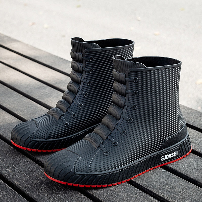 Comfortable Women's Rain Shoes With Grip Soles