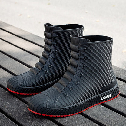 Comfortable Women's Rain Shoes With Grip Soles