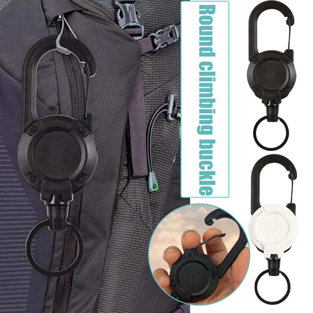 Durable Retractable Keychain with Pull Clip