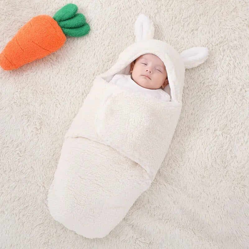Cozy Bunny Baby Sleep Sack Wrap