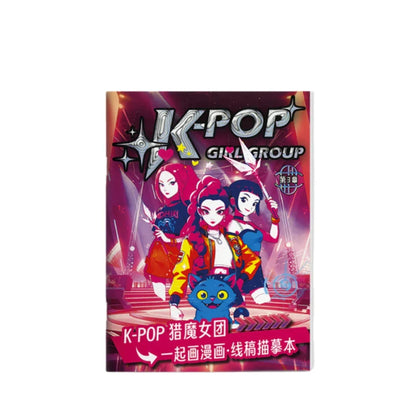 Fun Kpop Anime Manga Coloring Book for Kids
