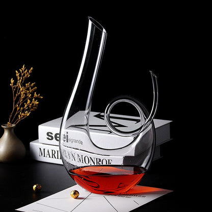 Luxurious Cut Glass Wine Carafe - Luxicro