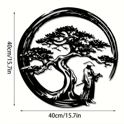 Beautiful Asian Bonsai Tree Wall Decoration