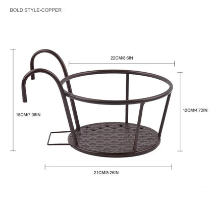 Space Saving Garden Planter Holder Rack