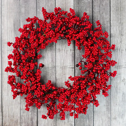 Beautiful Christmas Cranberry Door Wreath