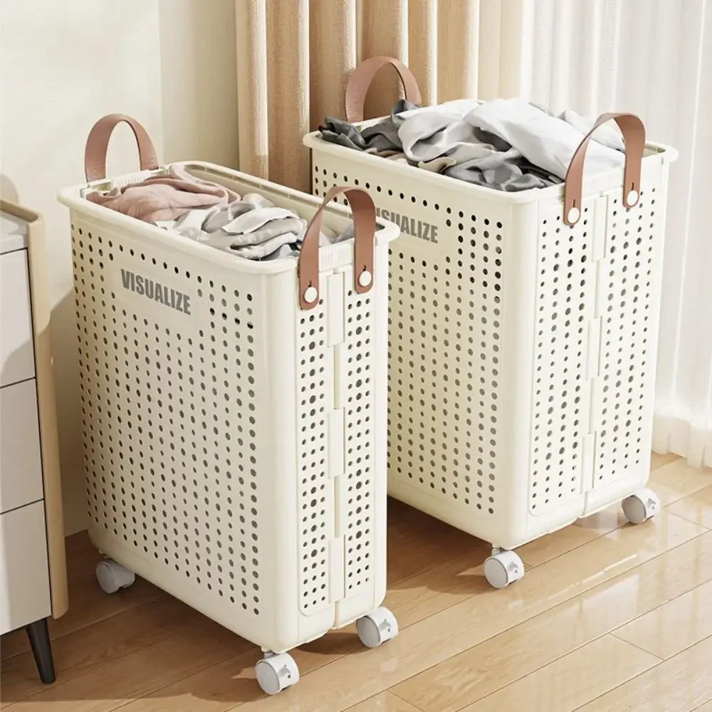 Space Saving Collapsible Laundry Hamper Basket