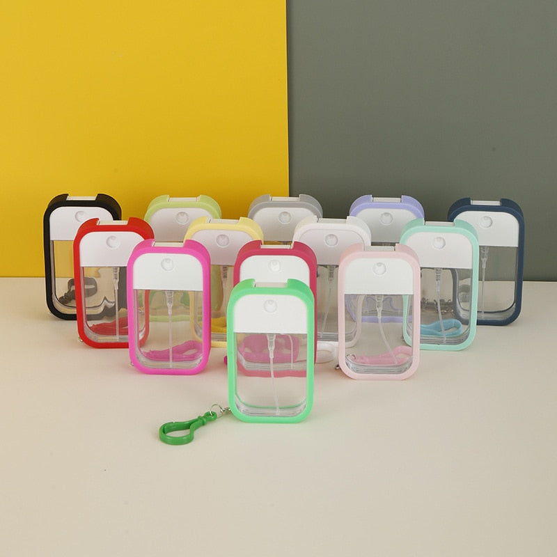 Refillable Compact Travel Toiletry Bottles