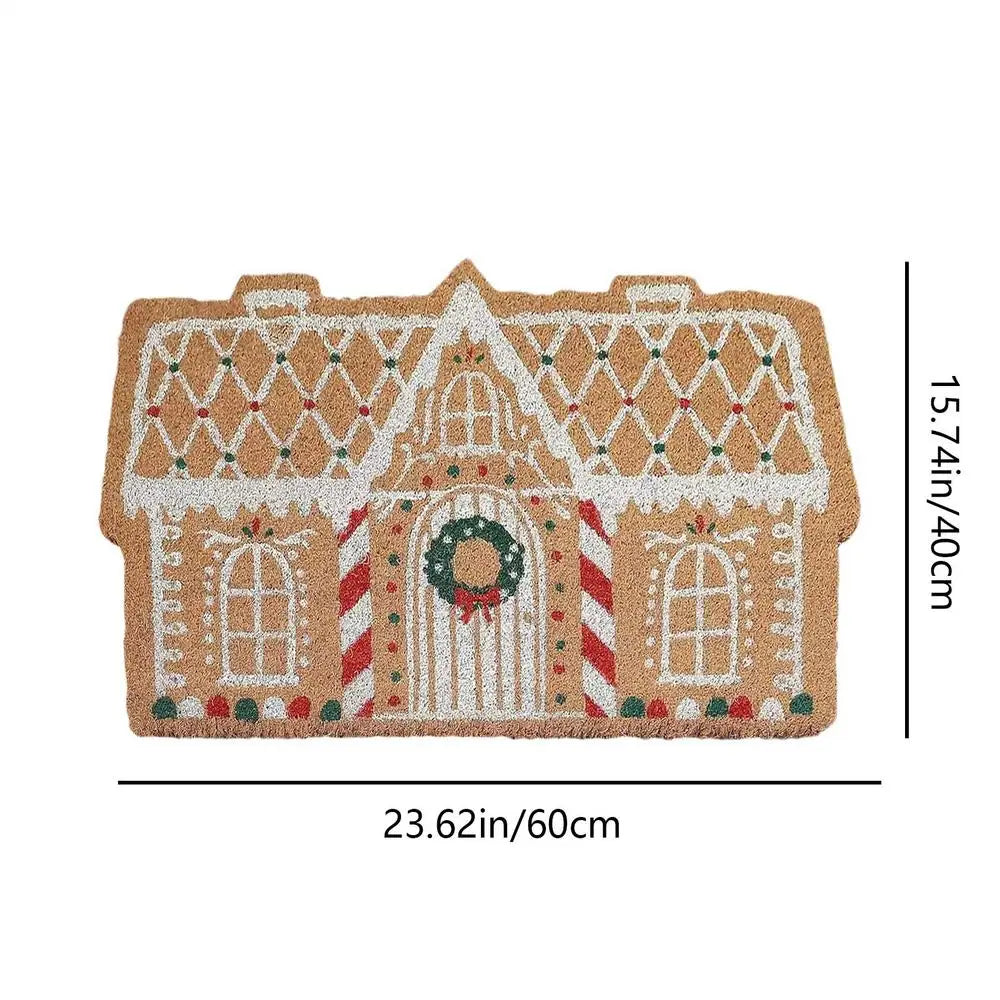 Cozy Christmas Welcome Mat Soft Anti Slip Door Mat - Luxicro
