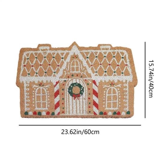 Cozy Christmas Welcome Mat Soft Anti Slip Door Mat - Luxicro