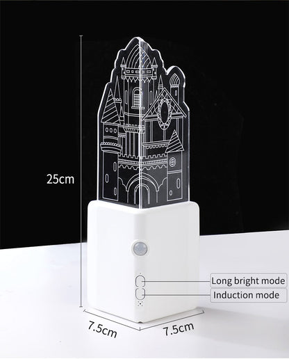 Bright 3D LED Rechargeable Night Light