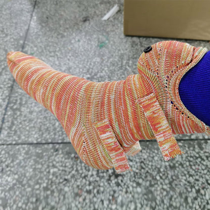 Fun Animal Print Knitted Socks