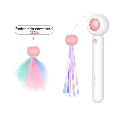 Fun Cat Wand Teaser Toy - Luxicro