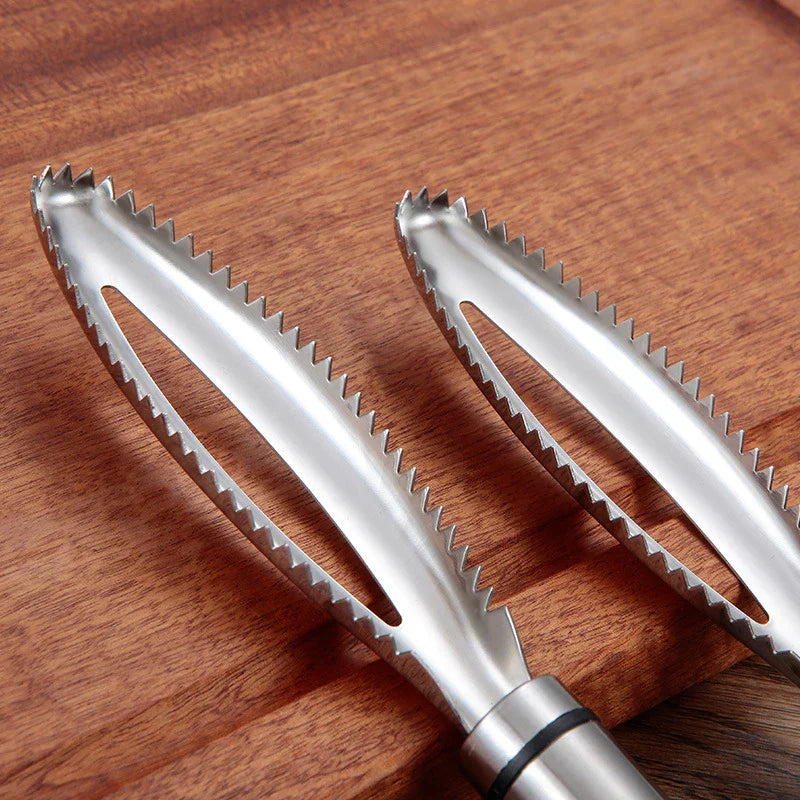 Simple Fish Cleaner Tool with Bone Pliers