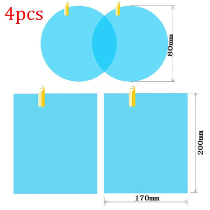Transparent Rainproof Auto Window Cling Vinyl