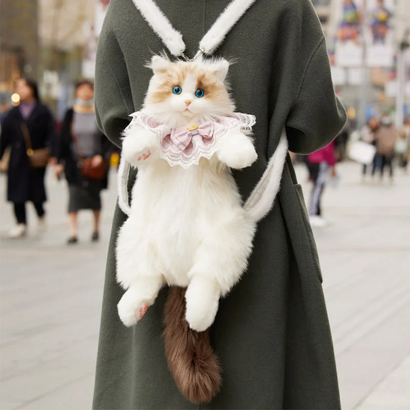 Cute Cat Comfortable School Bag - Luxicro