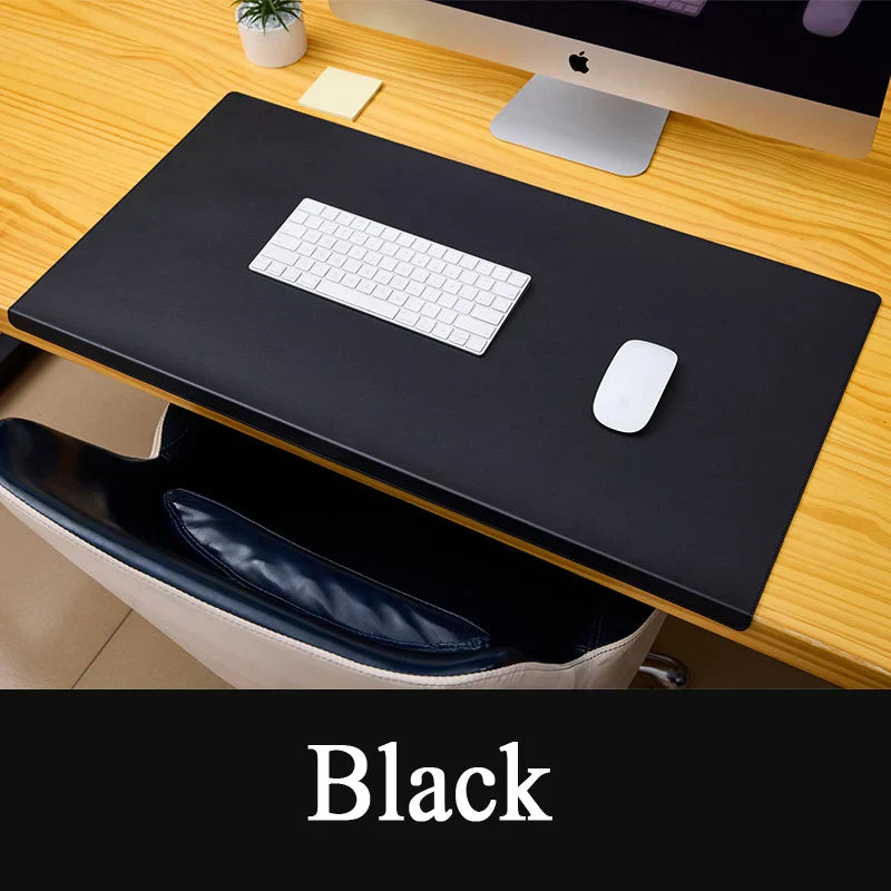 Soft Leather Desk Mat - Ergonomic Wrist Support