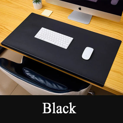 Soft Leather Desk Mat - Ergonomic Wrist Support