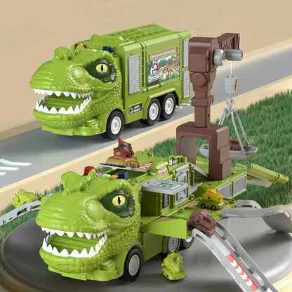 Fun Dinosaur Model Vehicle Set