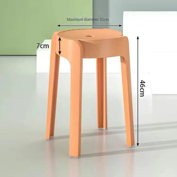 Compact Wood Kitchen Bar Stools - Luxicro