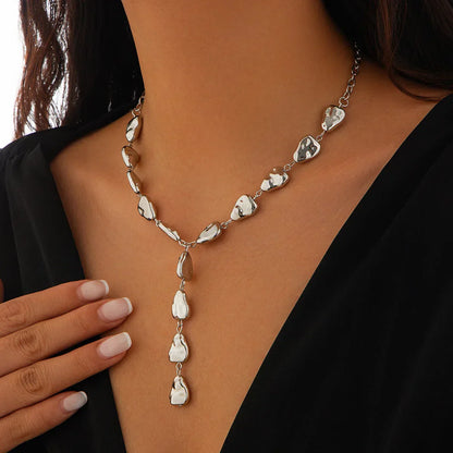 Boho Chic Stone Layering Necklace
