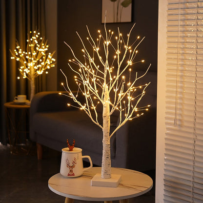 Bright Wood Accent Table Lamp