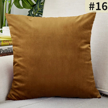 Plush Velvet Pillowcase for Luxury Living Rooms