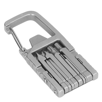 Compact Keychain Tool Kit with Screwdriver