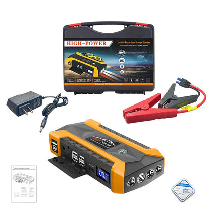Portable 12V Car Battery Booster Pack Emergency Jump Starter