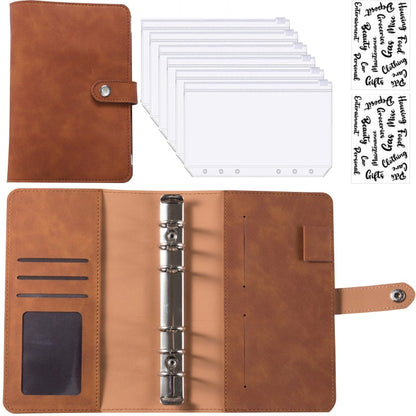 Luxury Leather Wallet Journal Planner Combo
