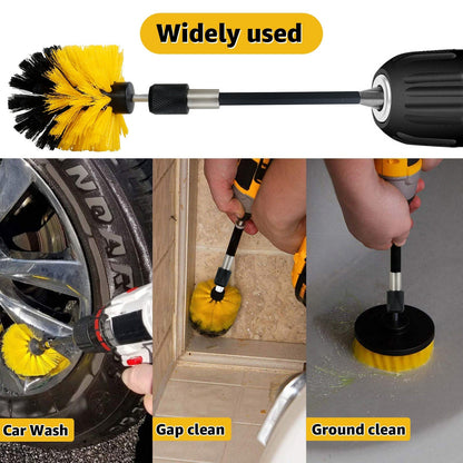 Practical 5PCS Drill Brush Cleaning Accessory Kit