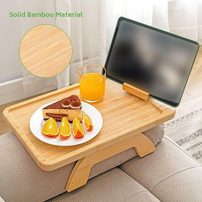 Cozy Wooden Sofa Tray Table