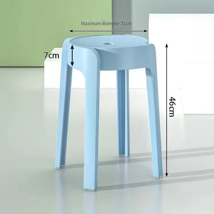 Compact Wood Kitchen Bar Stools