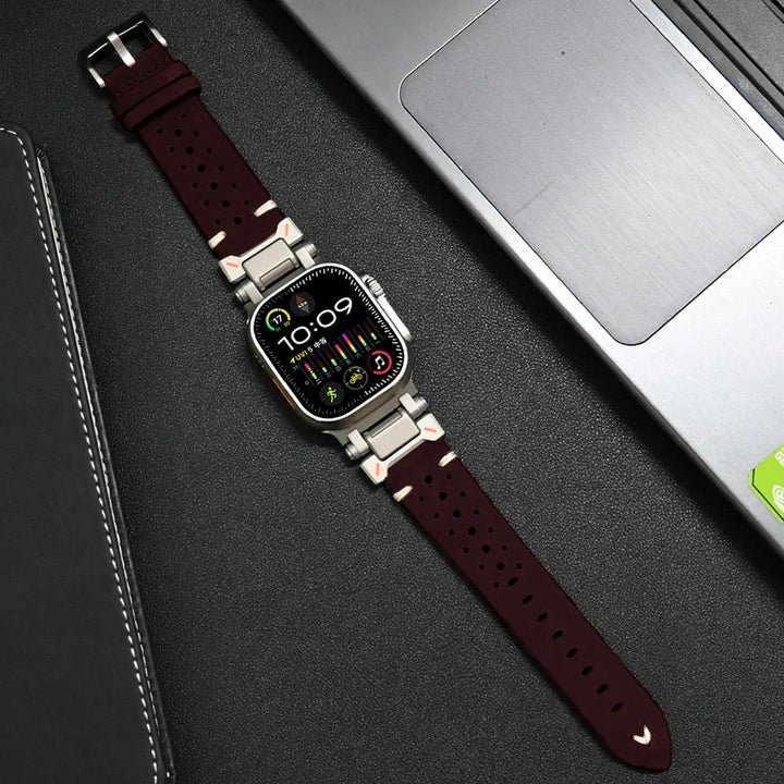 Genuine Leather Smartwatch Band