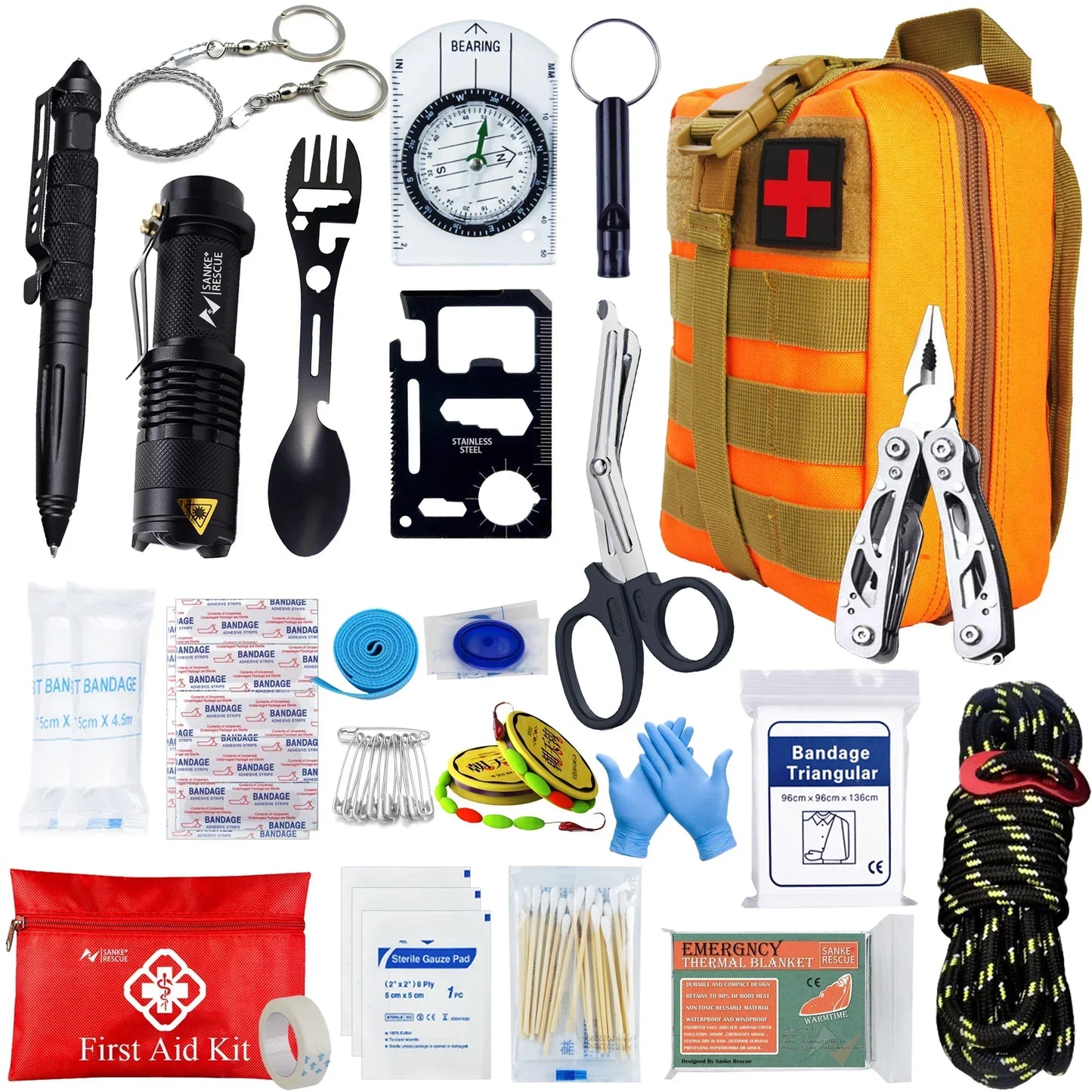 Portable First Aid Kit Backpack