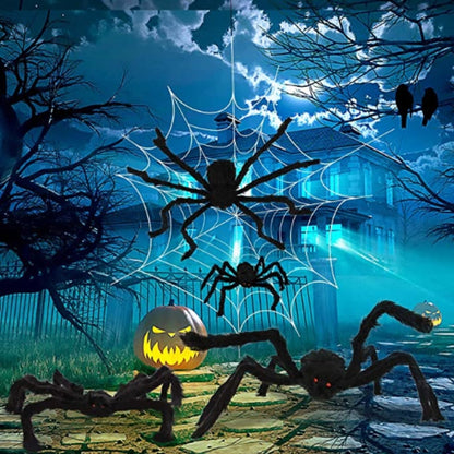 Big Black Spider Halloween Decoration