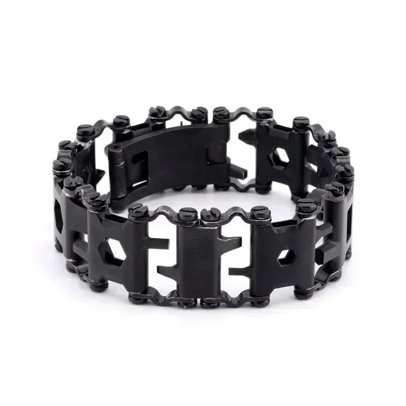 Tough Stainless Steel Survival Bracelet