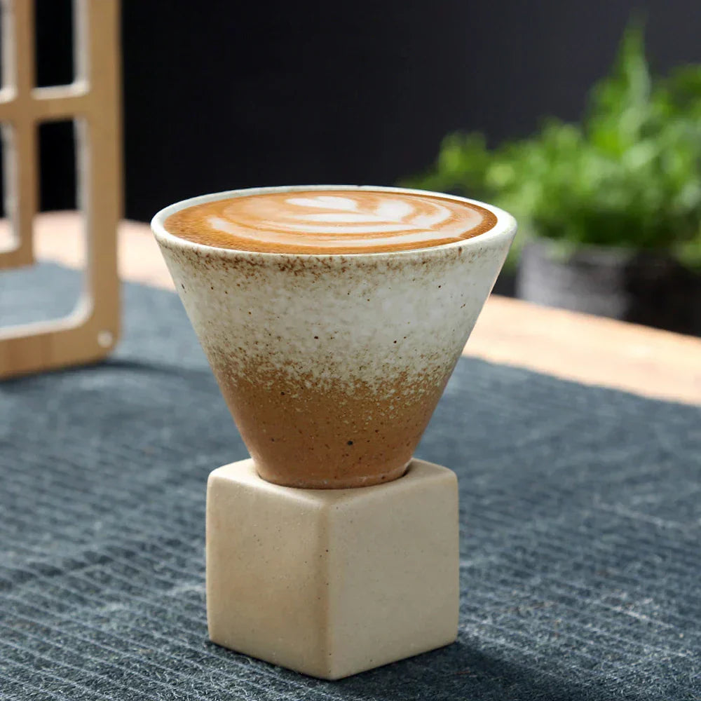 Vintage Style Asian Coffee Cup Set