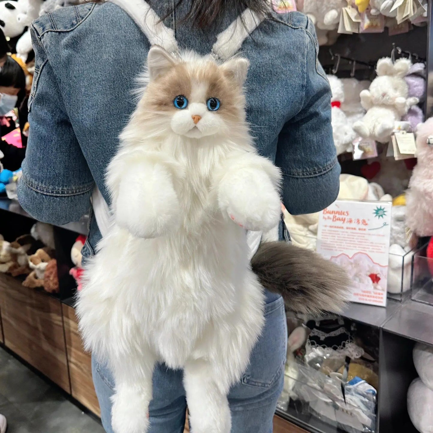 Cute Cat Comfortable School Backpack