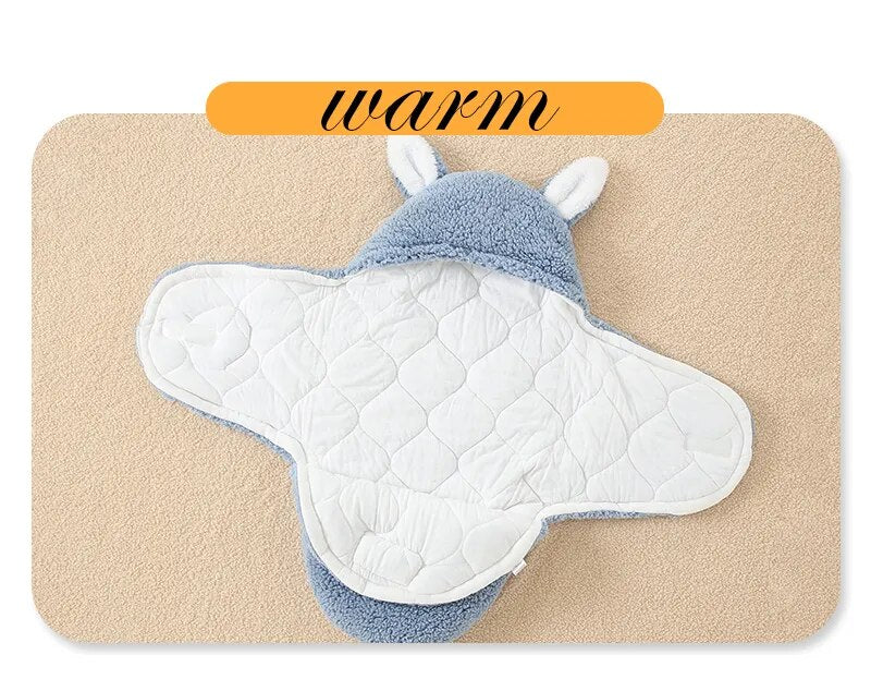 Cozy Bunny Baby Sleep Sack Wrap
