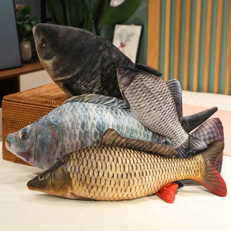 Big Soft Plush Fish Pillow Toy